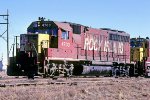 Rock Island GP40 #4703 leads a WB freight.